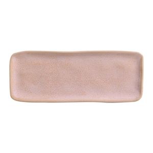 Conjunto com 4 Travessas Retangular Média Orgânico Litchi 33x13cm
