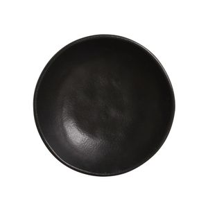 Conjunto com 6 Cumbucas Orgânico Preto Matte Ø17,5x5,5cm 520ml