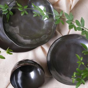 Conjunto Com 6 Pratos Fundo Orgânico Ferrum Ø21,2Cm 600Ml
