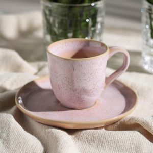 Conjunto com 6 Xícaras de Café com Pires Bio Litchi 120ml