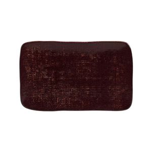 Conjunto Com 4 Travessas Retangular Média Juta Volcano 27X16Cm