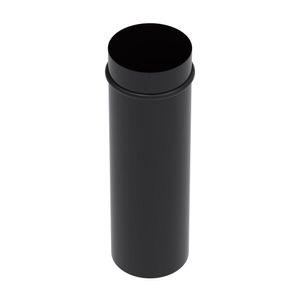 Cano Esmaltado para Chamine Venax Preto 50cm 150mm