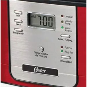 Cafeteira Eletrica Digital Programavel Oster Faz 12 Cafes Luxx Red 110V