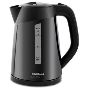 Chaleira Eletrica Britania 1,7l Desligamento Automatico 1200w Preto 110V