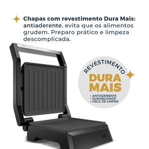 Grill Britânia Abertura Dura Mais 520W BGR06A