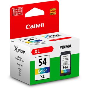 Cartucho Canon Colorido Impressora Multifuncional Canon Pixma E481- CL-54XL