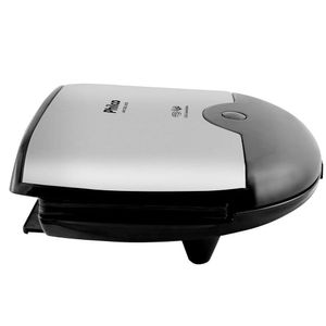 Mini Grill E Sanduicheira Philco Inox Preto 750W 110V