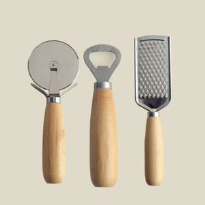 Kit Utensílios Nonno c/3 Peças Bambu - A\CASA