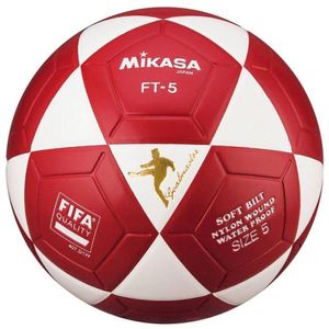 Bola De Futevôlei Mikasa Ft-5 Edição Natalia Guitler Vermelho E Branco Oficial