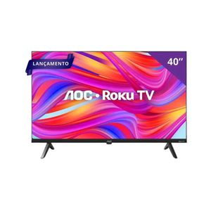 Smart TV AOC 40" Roku TV Full HD 40S5045/78G