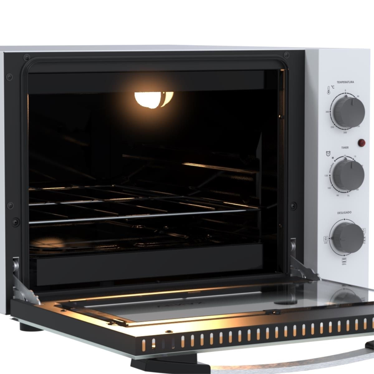Forno Eletrico 45L Grand Gourmet Branco