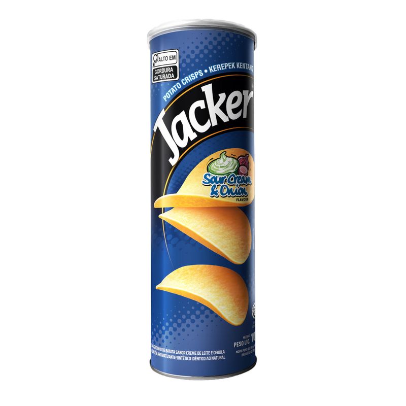 Batata JACKER Sour Cream e Onion 110g-1754479689113