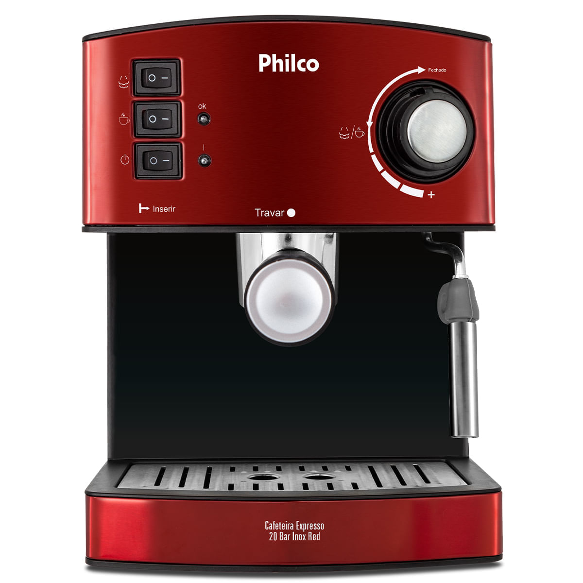 Cafeteira Expresso Philco 20 Bar Vermelho 220v - Pcf24