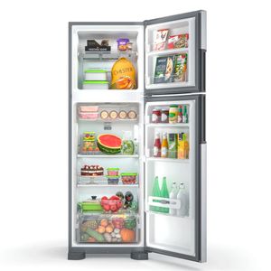 Geladeira Consul Frost Free Duplex 386L Altura Flex Inox CRM44AK