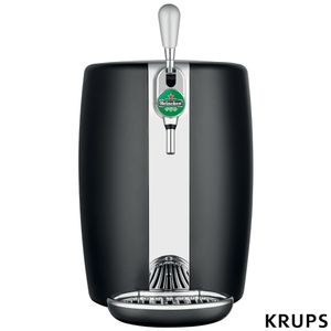 Chopeira Beertender Krups Heineken 5L Preto B101