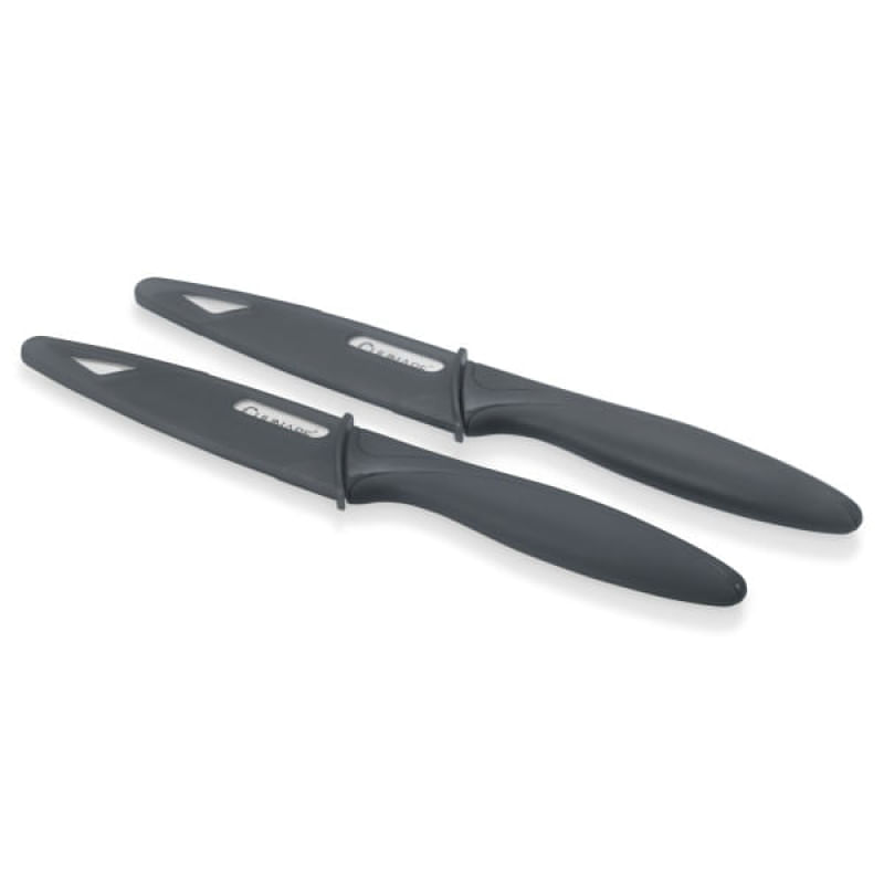 Conjunto 2 Facas de Descascar em Aço Inox Culinare Cinza