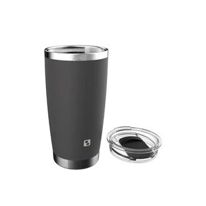 Copo Térmico 500ml Everest Cinza Inox com Tampa Soprano