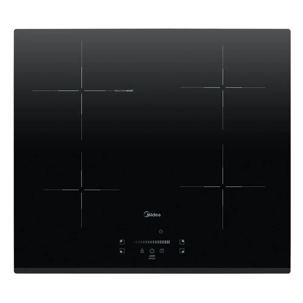 Cooktop 4 Bocas De Indução Midea Built In Even Pro