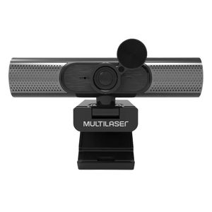 Webcam Multilaser Ultra Hd 2k 30Fps Preto Conexão Usb WC053