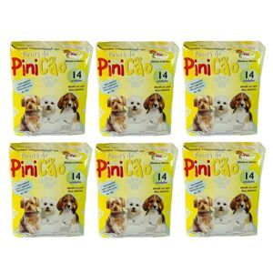 Kit Tapete Higiênico 6 Pacotes de 14 unidades - TURMA DO PINICÃO