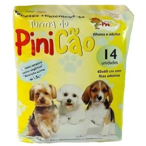 Kit Tapete Higiênico 6 Pacotes de 14 unidades - TURMA DO PINICÃO