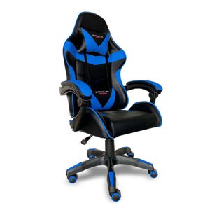 Cadeira Gamer ELG Drakon 140KG Preto e Azul CH31BK