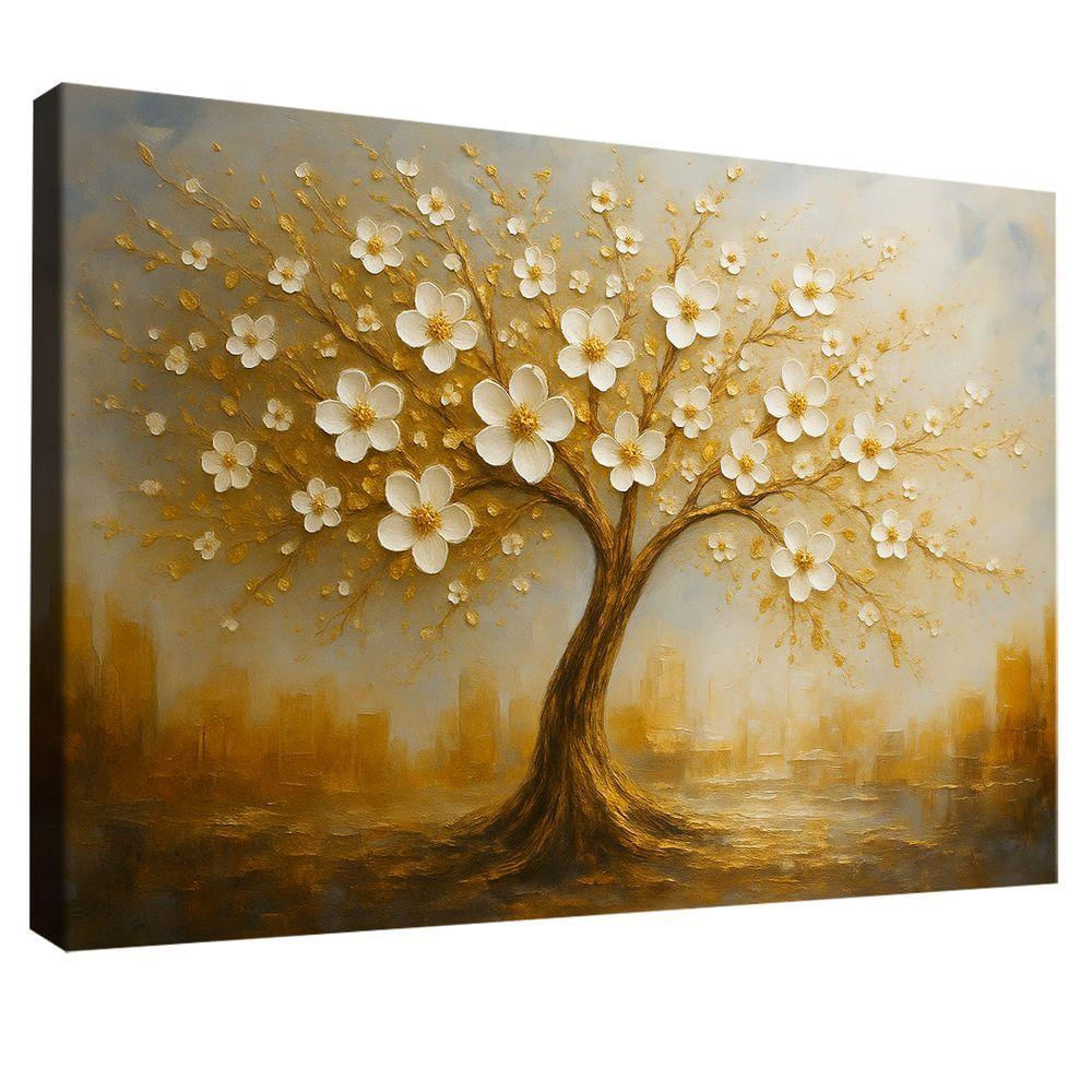 Quadro Decorativo árvore Abstrata Da Vida