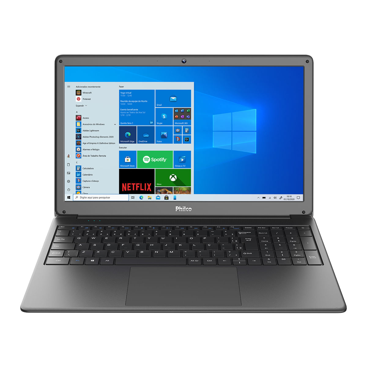 Notebook - Philco Pnb15 I3-5005u 1.00ghz 4gb 1tb Padrão Intel Hd Graphics Windows 10 Home 15,6
