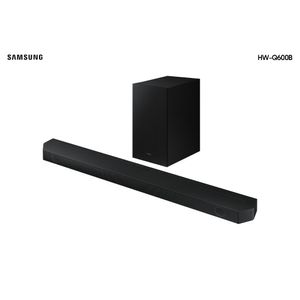 Soundbar Samsung Acoustic Beam Bluetooth Subwoofer sem fio Dolby Atmos 3.1.2 canais HW-Q600B