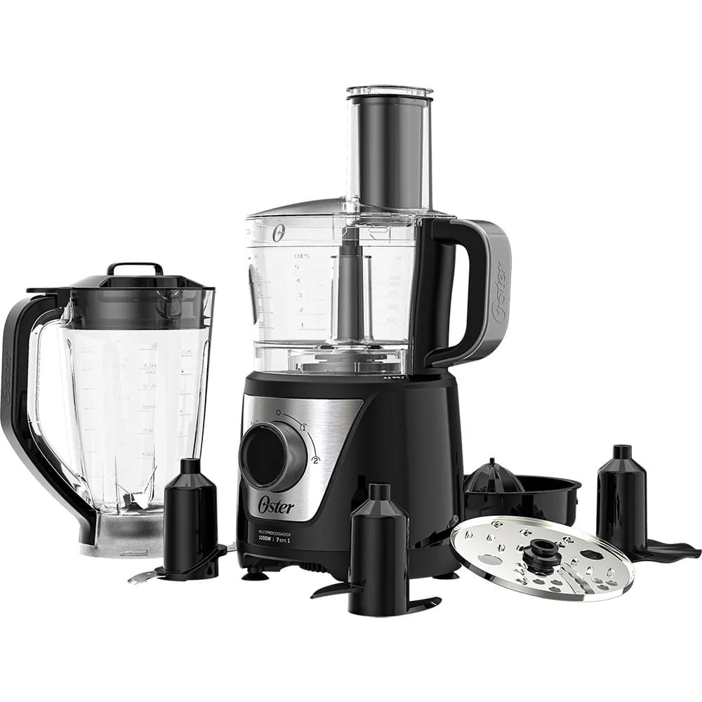 Multiprocessador Oster 7 em 1 Preto OMPR850 - 127V (Reembalado)