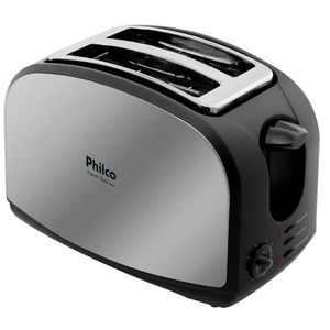 Tostador Philco French Toast com Função Descongelar 8 Níveis de Tostagem Inox