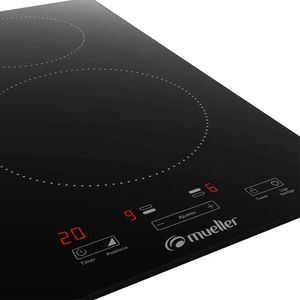 Cooktop de Indução Mueller 2 Bocas Preto MCI162BG1 220V