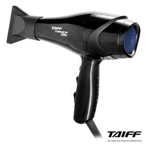 Secador de Cabelo Taiff Turmaline 2100W 2 Velocidades Preto