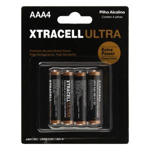 Kit de Pilha Alcalina Palito AAA com 48 unidades - Xtracell