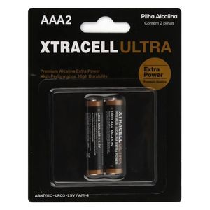 Kit de Pilha Alcalina Palito AAA com 24 unidades - Xtracell