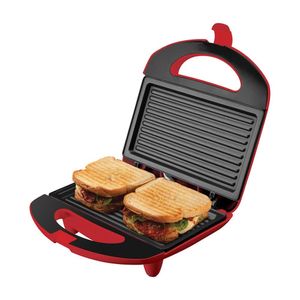 Grill e Sanduicheira Cadence Colors Vermelha SAN231