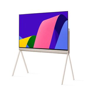 Smart TV LG 55" 4K OLED evo Objet Collection Posé Design 360 Suporte de Chão 55LX1QPSA