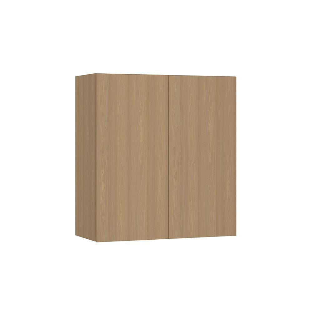 Armário Aéreo 80cm 2 Portas Slim Luciane Móveis Freijó/freijó