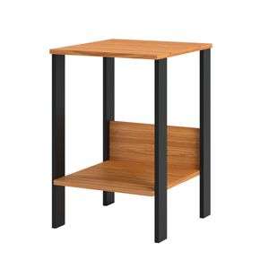 Mesa Auxiliar em MDF 40 x 44 x 60 cm Freijó/Preto Fosco Dalla Costa F14