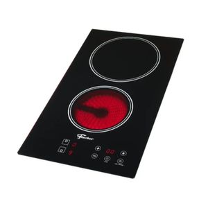 Cooktop Elétrico Fischer 2 Bocas Vitrocerâmica Touch 220V 30004