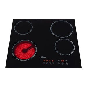 Cooktop Fischer 4 Bocas Elétrico Vitrocerâmica Touch 30006