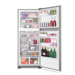 Geladeira Electrolux 431L Top Freezer Frost Free Platinum TF55S