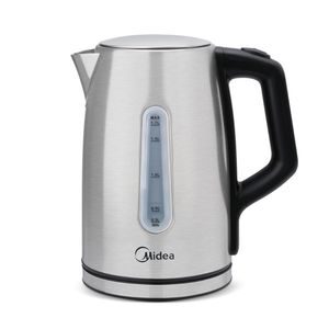Chaleira Elétrica Midea 1,7L Visor de Temperatura Painel Digital Inox EKA29X2