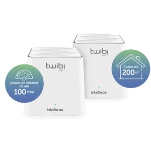 Kit Roteador Intelbras Twibi Fast Wi-Fi 5 Mesh Dual Band