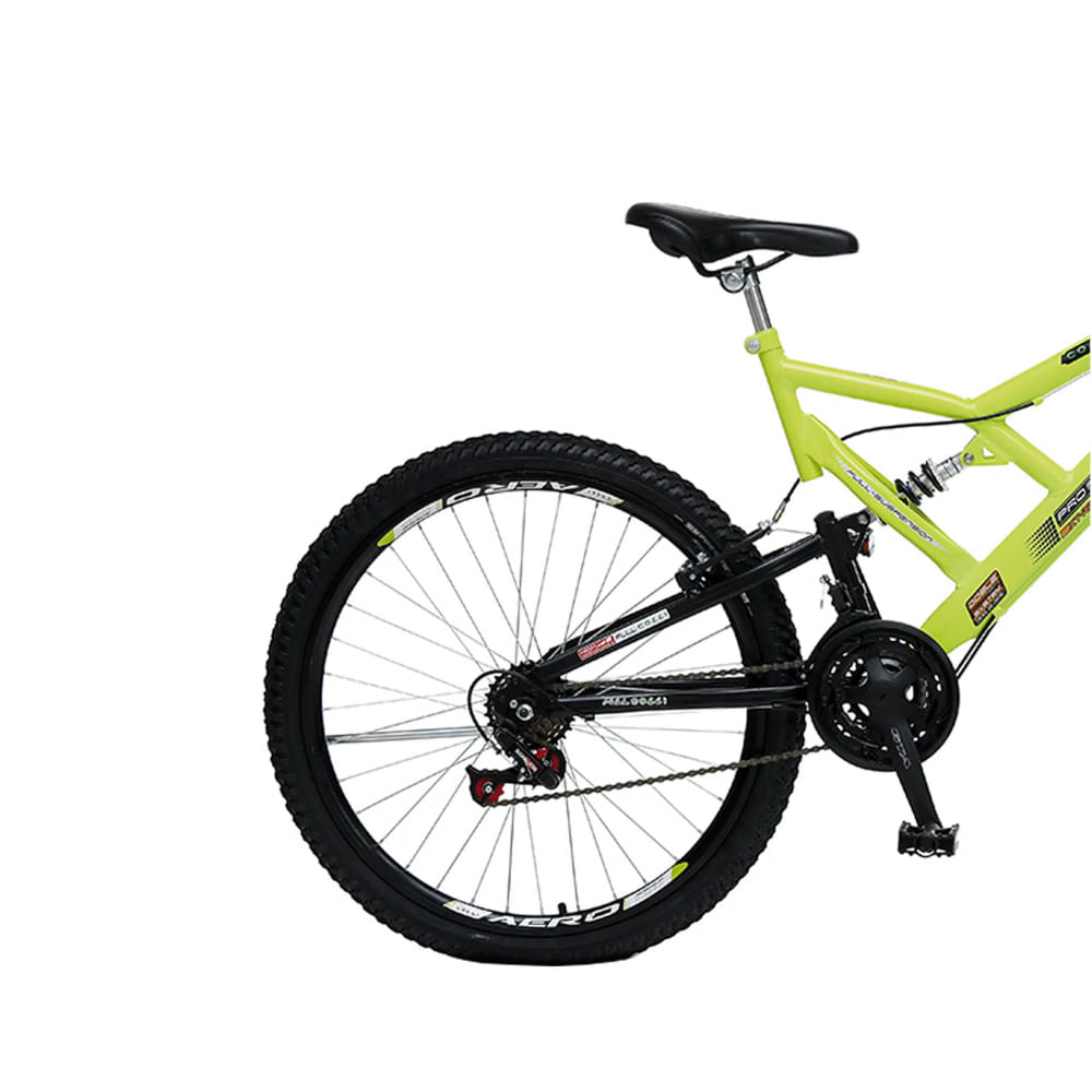 Bicicleta Colli Gps Full Suspension Aro 26 Amarelo Neon - Angeloni Eletro