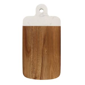 Tábua para Corte Bambu Mármore 31cm - A\CASA