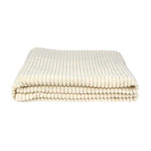 Cobertor Canelado Off White - A\CASA