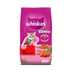 Kit Ração para Gatos Filhotes Carne 10 Pacotes - WHISKAS