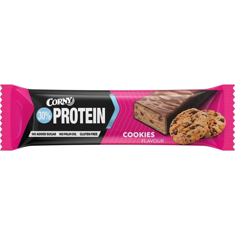 Barra CORNY 30% Protein Cookies sem Glúten 50g