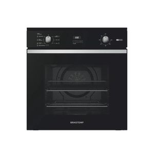 Forno de Embutir Brastemp Elétrico 84L com Função Air Fryer Preto BOF84AE